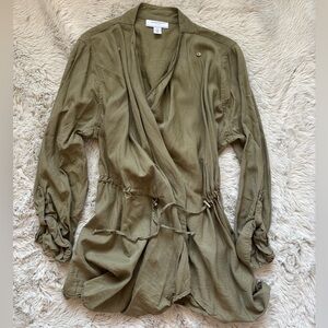 Motherhood Maternity Olive Nursing Blouse